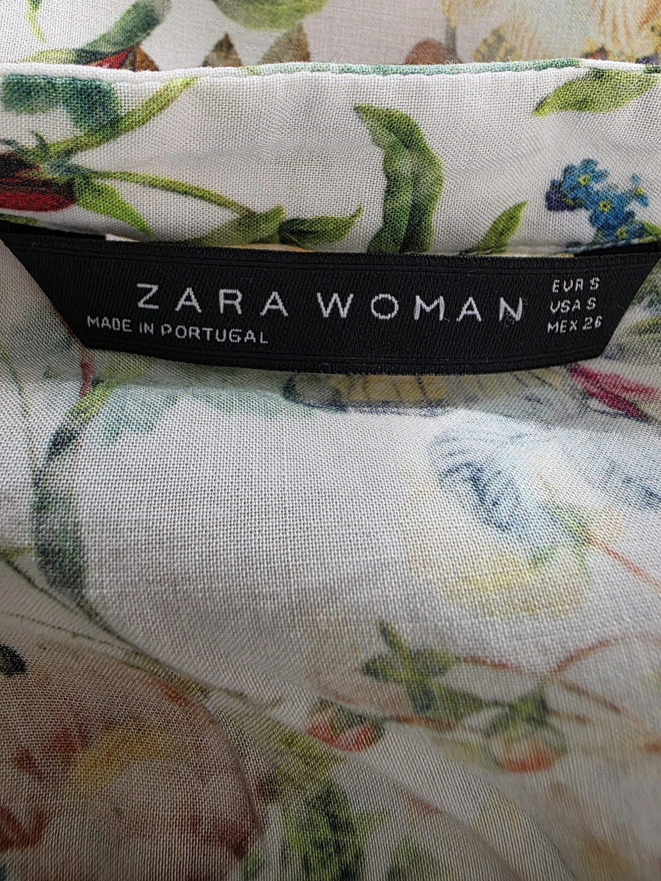 Kwiecista tunika Zara Woman
