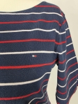 Granatowa bluzka Tommy Hilfiger w kolorowe paski