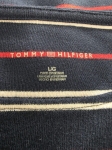 Granatowa bluzka Tommy Hilfiger w kolorowe paski