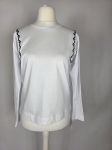 Elegancki longsleeve z unikalnym, czarnym detalem (nowy z metką!)