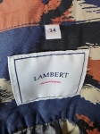 Wzorzysta koszula Lambert z eleganckim wiązaniem