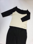 Elegancki komplet: bluzka Star by Julien Macdonald oraz spodnie od Marie Philippe