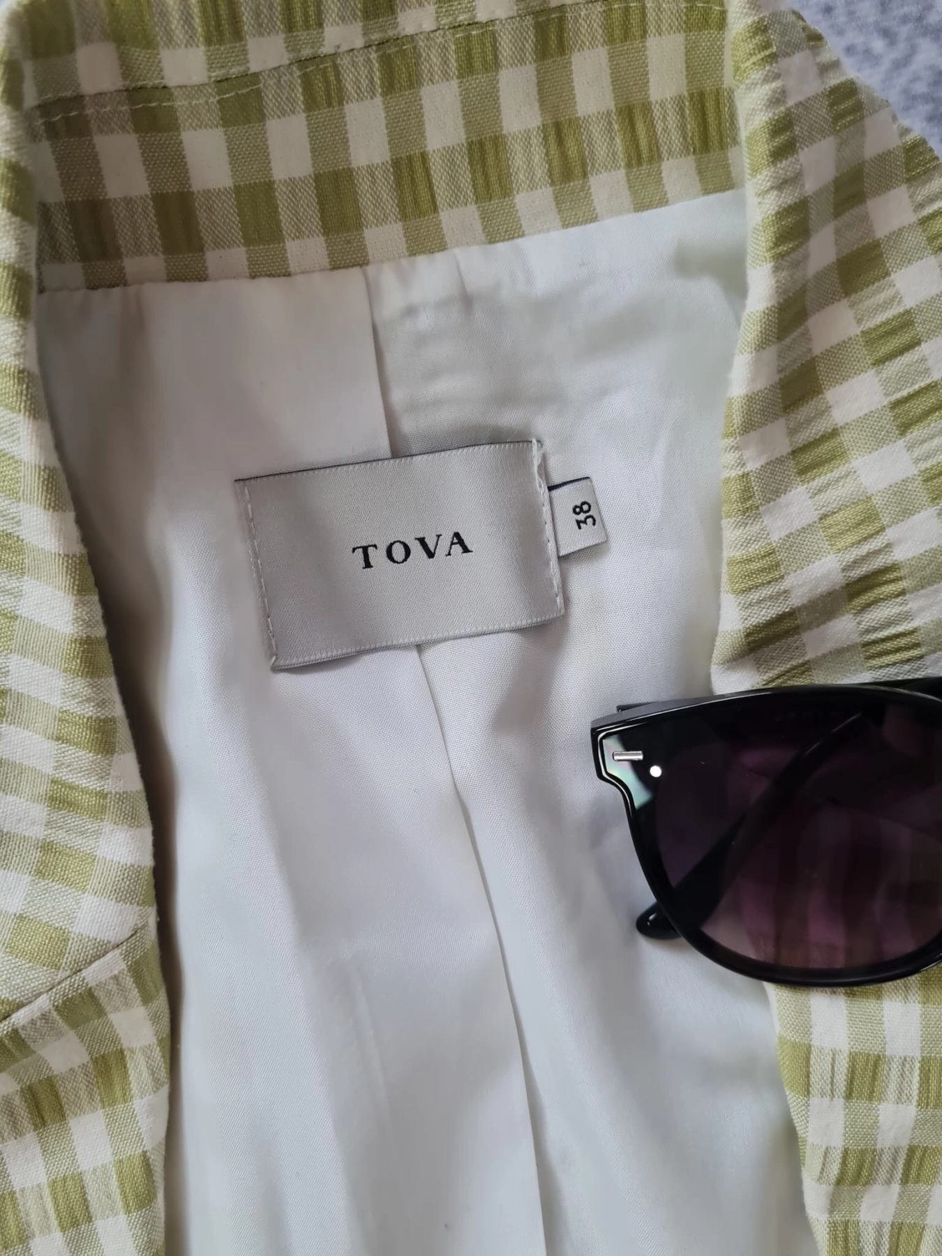(M) Zestaw: marynarka TOVA, czarny top oraz spodnie NA-KD nowe!
