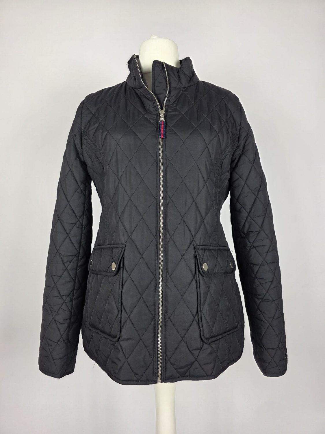 Klasyczna czarna kurtka pikowana Tommy Hilfiger