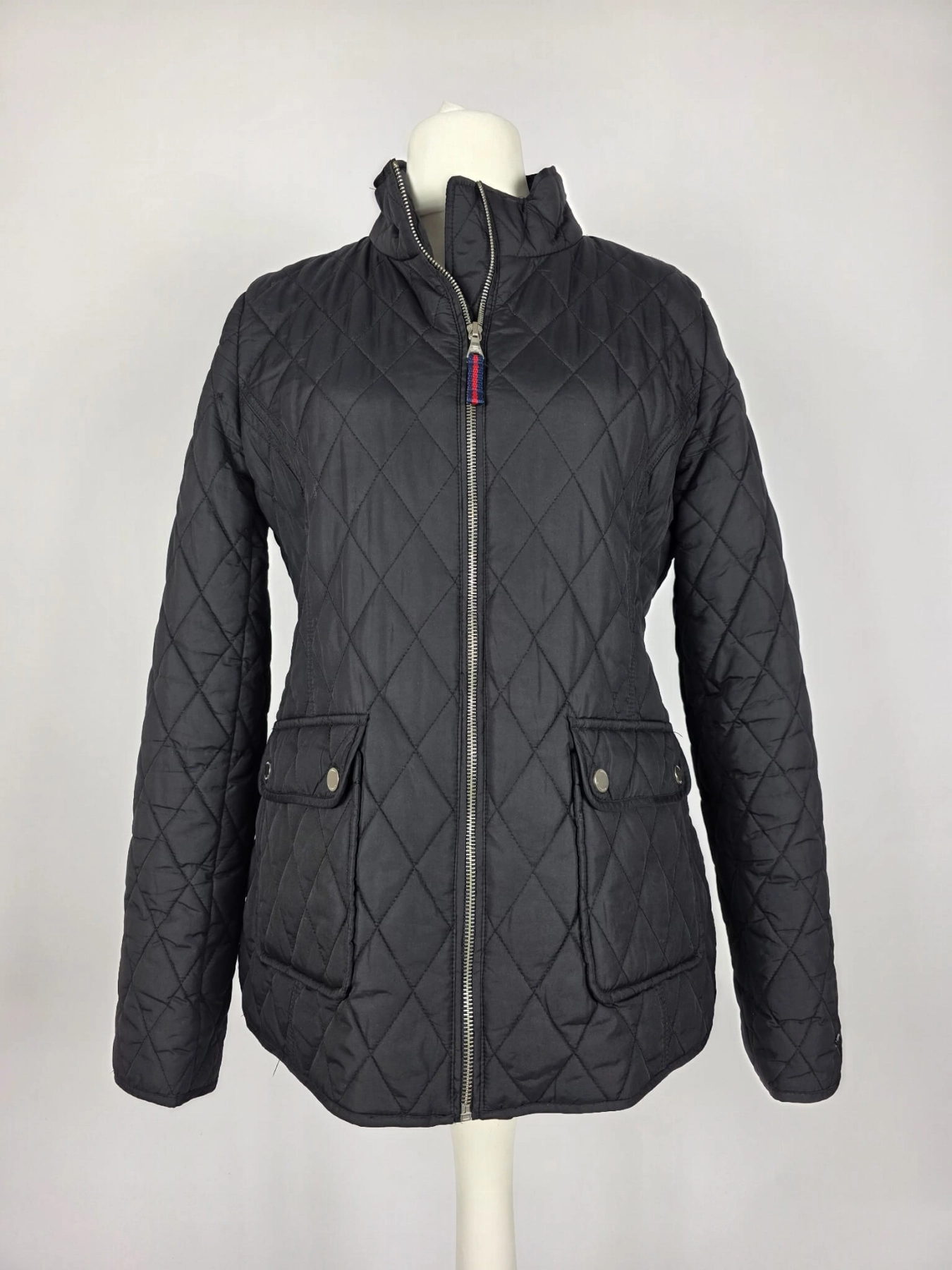 Klasyczna czarna kurtka pikowana Tommy Hilfiger