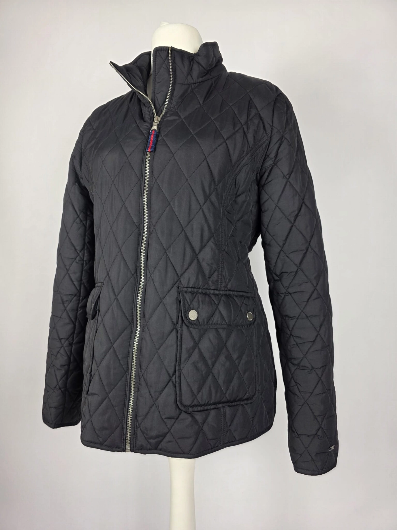 Klasyczna czarna kurtka pikowana Tommy Hilfiger