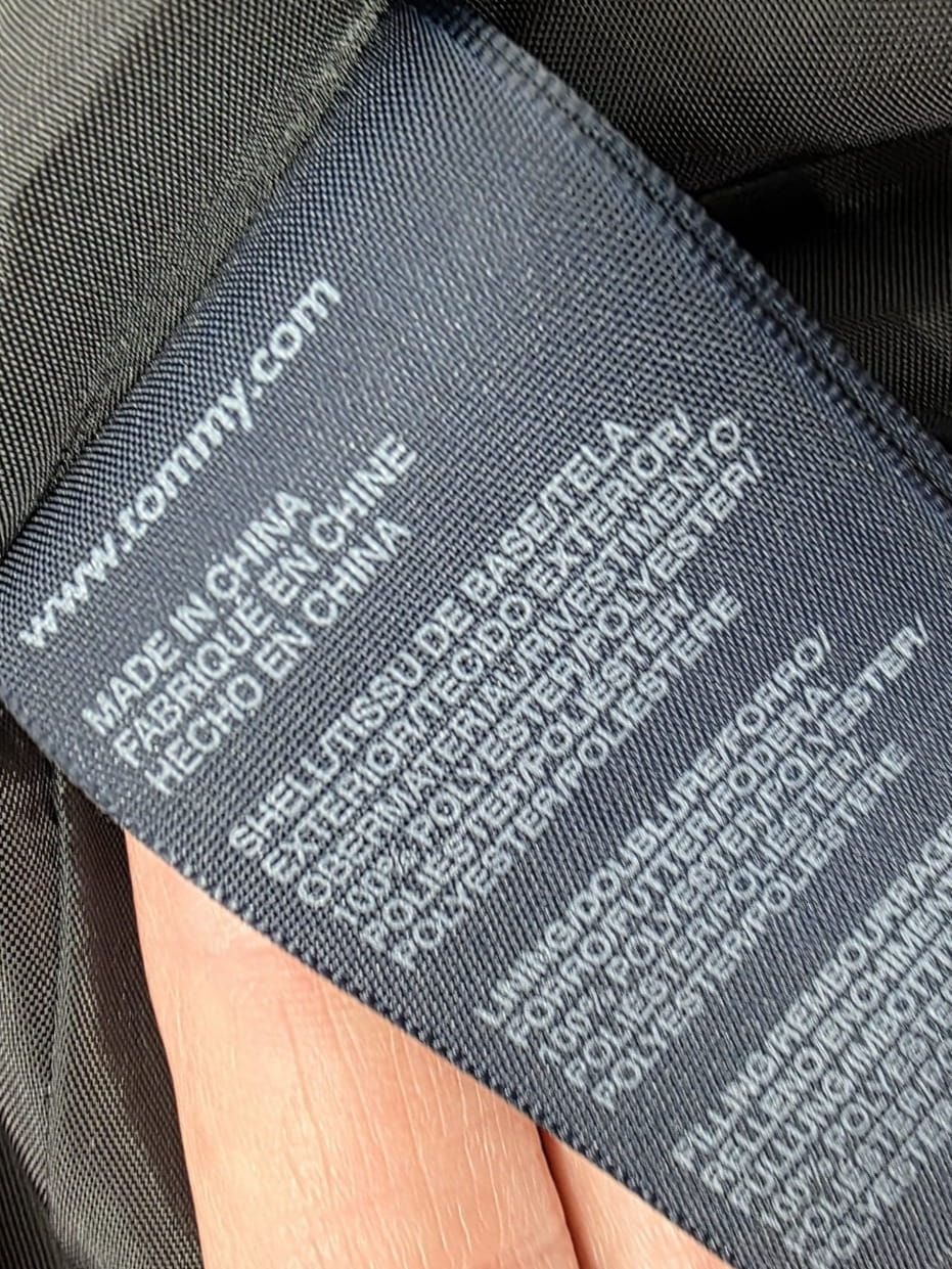Klasyczna czarna kurtka pikowana Tommy Hilfiger