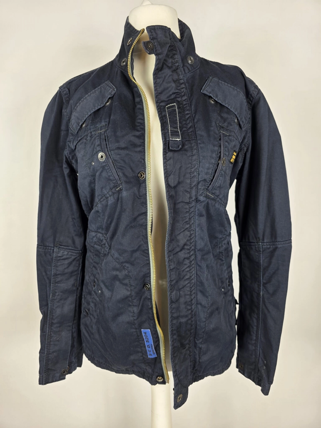 Granatowa kurtka bawełniana G-Star RAW