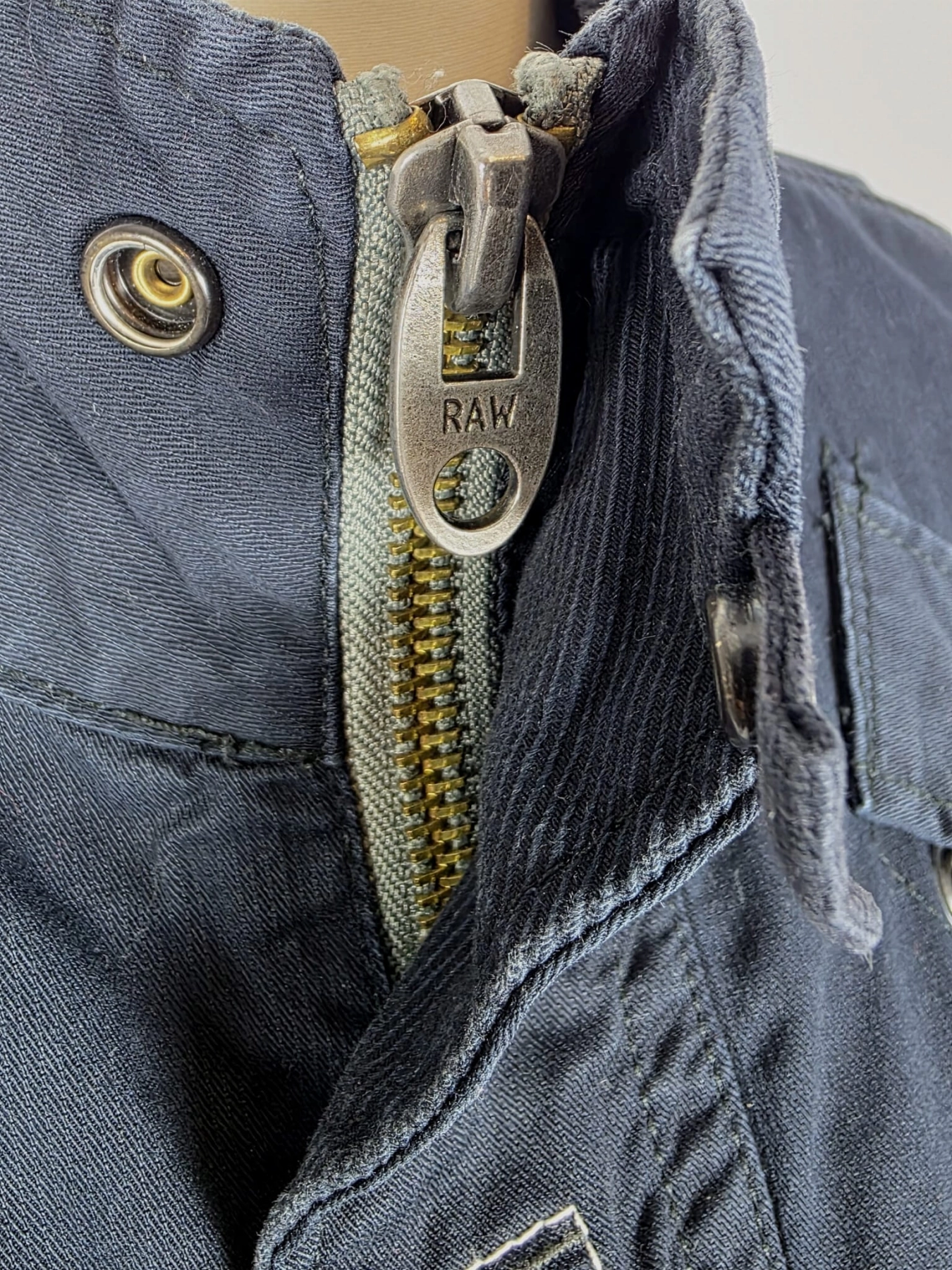 Granatowa kurtka bawełniana G-Star RAW