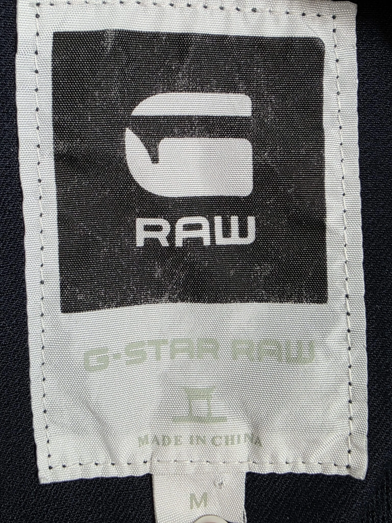 Granatowa kurtka bawełniana G-Star RAW