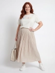 Stylowy komplet z bluzką Bench i spódnicą Free Quent rozm.44