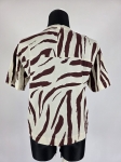 Stylowy t-shirt Next w bordowe paski
