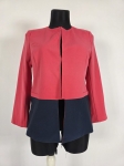 Stylowy żakiet w odcieniu koralu i granatu marki Bexleys Woman rozm. 44
