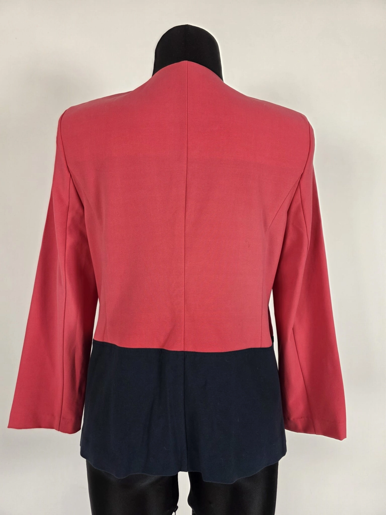 Stylowy żakiet w odcieniu koralu i granatu marki Bexleys Woman rozm. 44