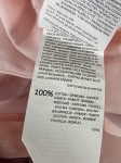 Pastelowo różowa bawełniana koszula o kroju tuniki, rozm.44