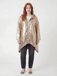 Oversize’owa wiatrówka w odcieniu różowego złota MADE IN ITALY rozm. 44