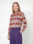 Designerska koszula marki Gestuz z ozdobną stójką
