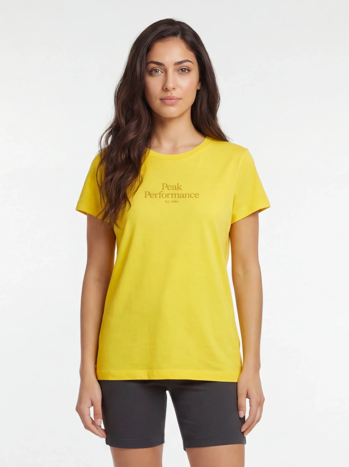 Żółty t-shirt premium Peak Performance