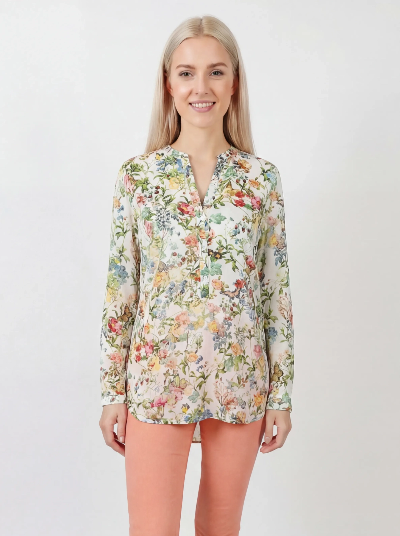Kwiecista tunika Zara Woman