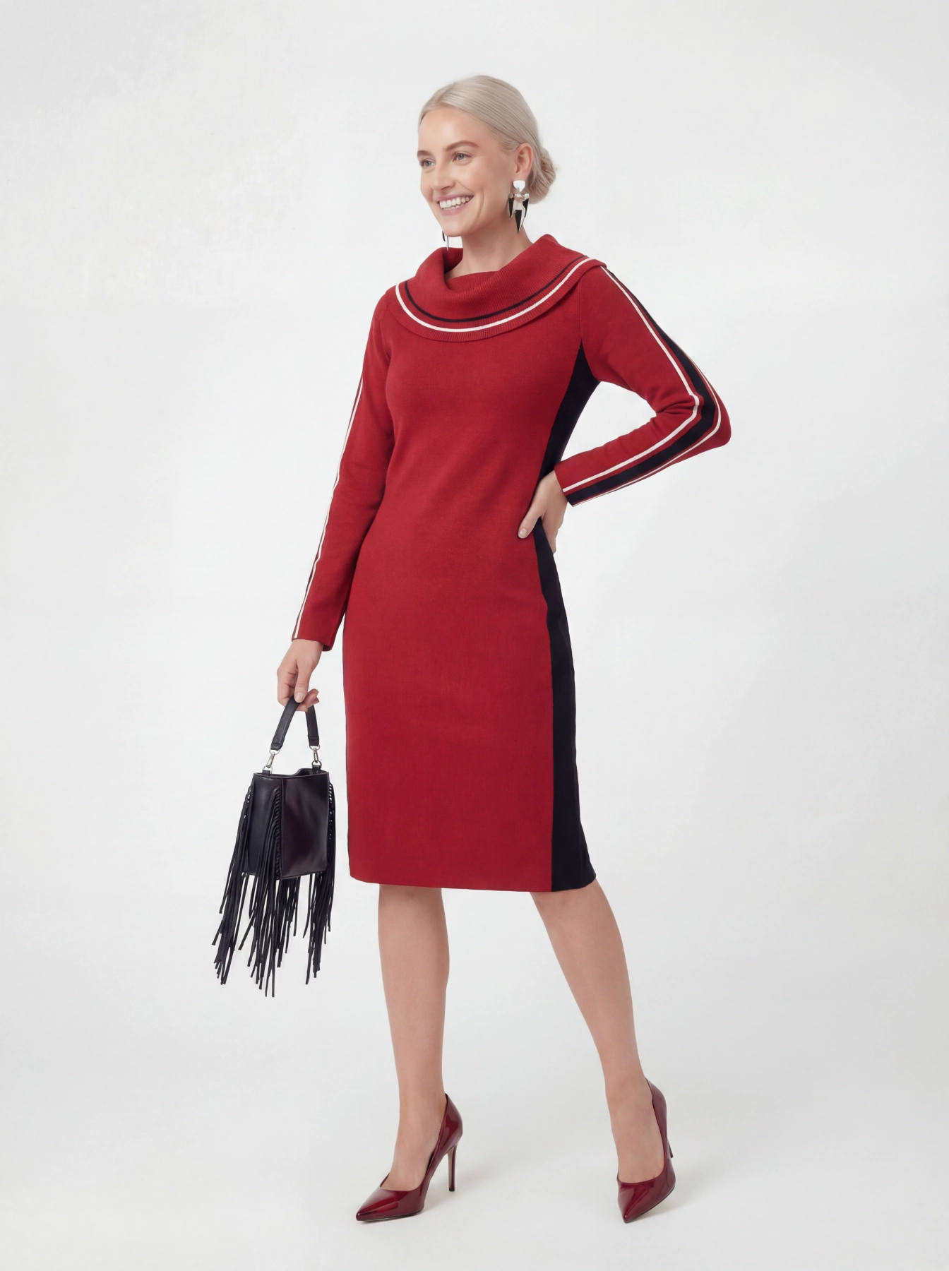 Elegancka sukienka midi premium marki Claudia Sträter