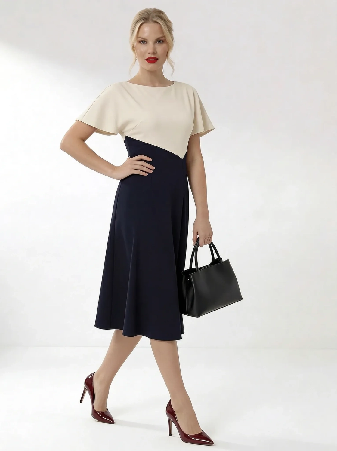 Elegancka sukienka midi