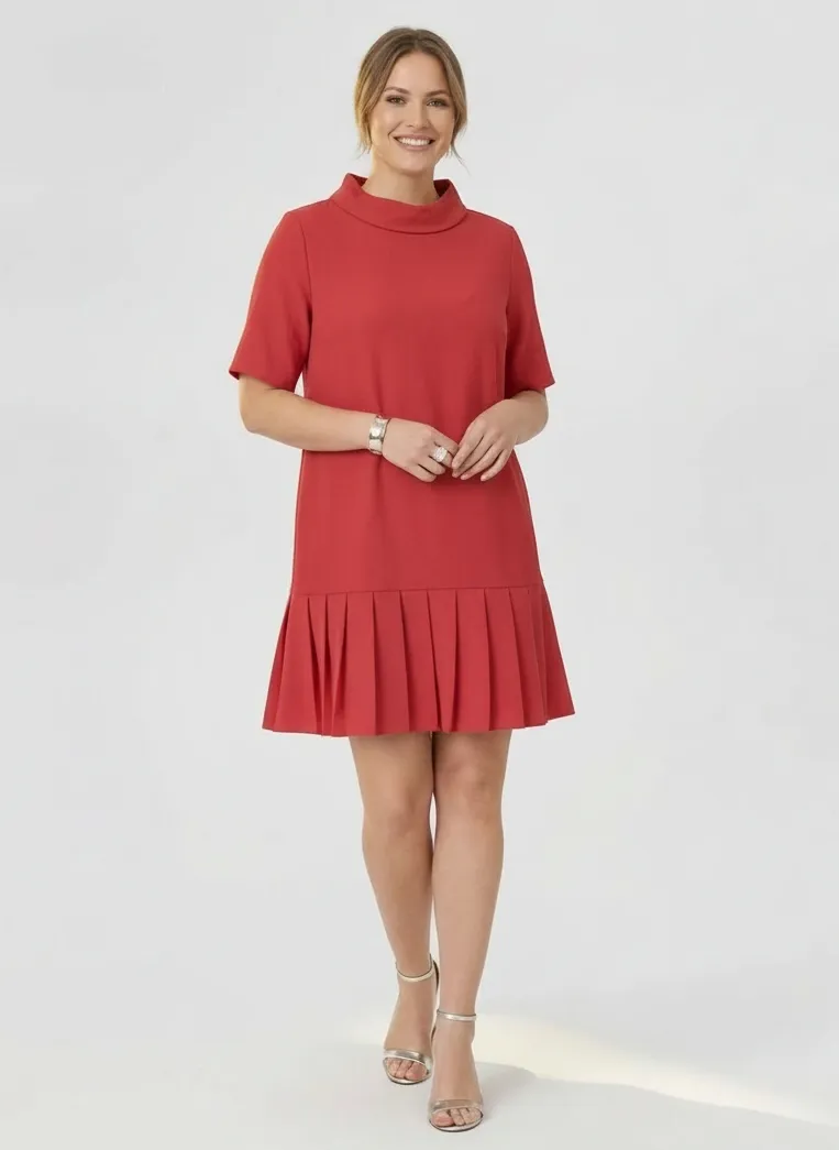 Czerwona sukienka VERO MODA
