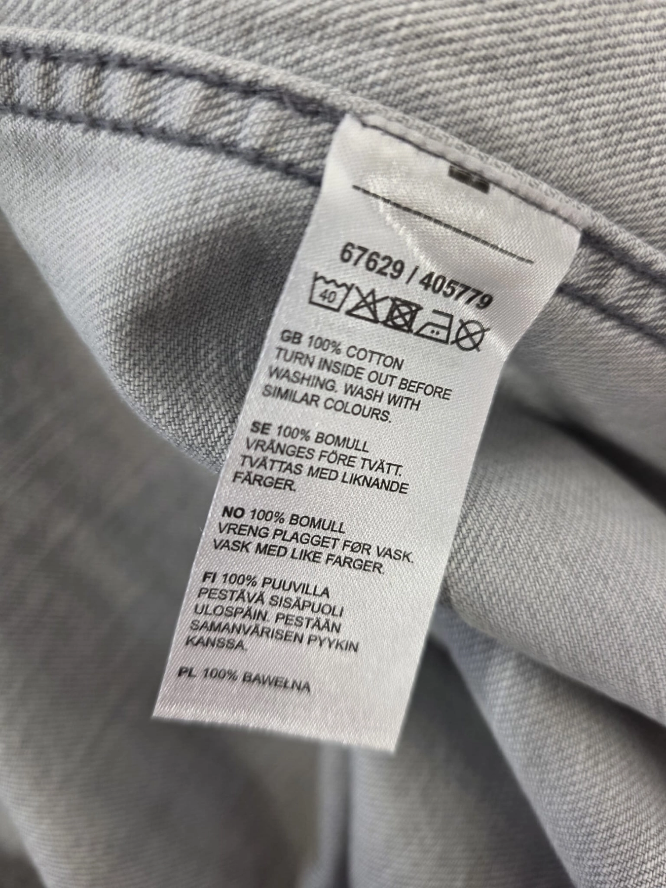 Stylowa katana z miękkiego denimu KappAhl