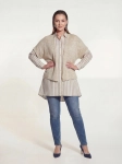 Kompletna, modna stylizacja: koszula w paski, dzianinowy kardigan i jeansy LEVI'S
