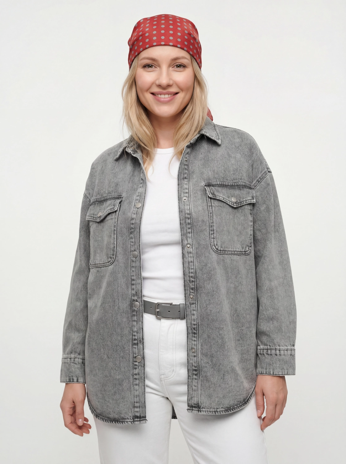 Stylowa katana z miękkiego denimu KappAhl