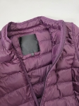 Rozm. L - Pikowana kurtka przejściowa w śliwkowym kolorze - InWear