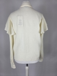 Bawełniana koszula Mustang Style Edda Ruffle Blouse w kolorze kremowym, rozmiar 36