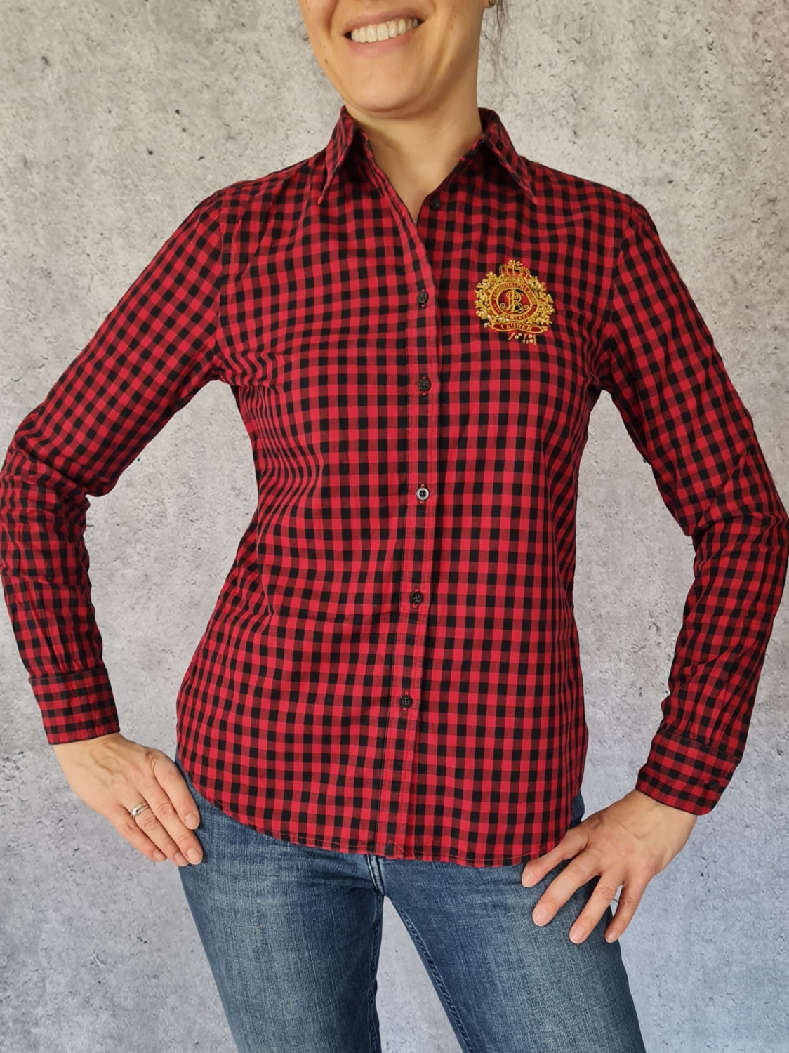 Koszula w kratę Ralph Lauren