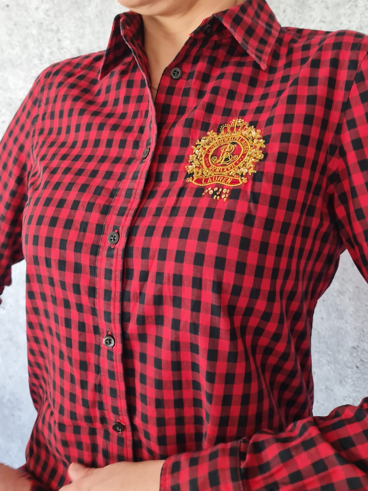 Koszula w kratę Ralph Lauren