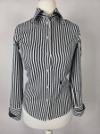 Markowa koszula damska w pionowe pasy Frieda &amp; Freddies New York, idealna do eleganckich i casualowych stylizacji premium