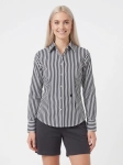 Markowa koszula damska w pionowe pasy Frieda &amp; Freddies New York, idealna do eleganckich i casualowych stylizacji premium