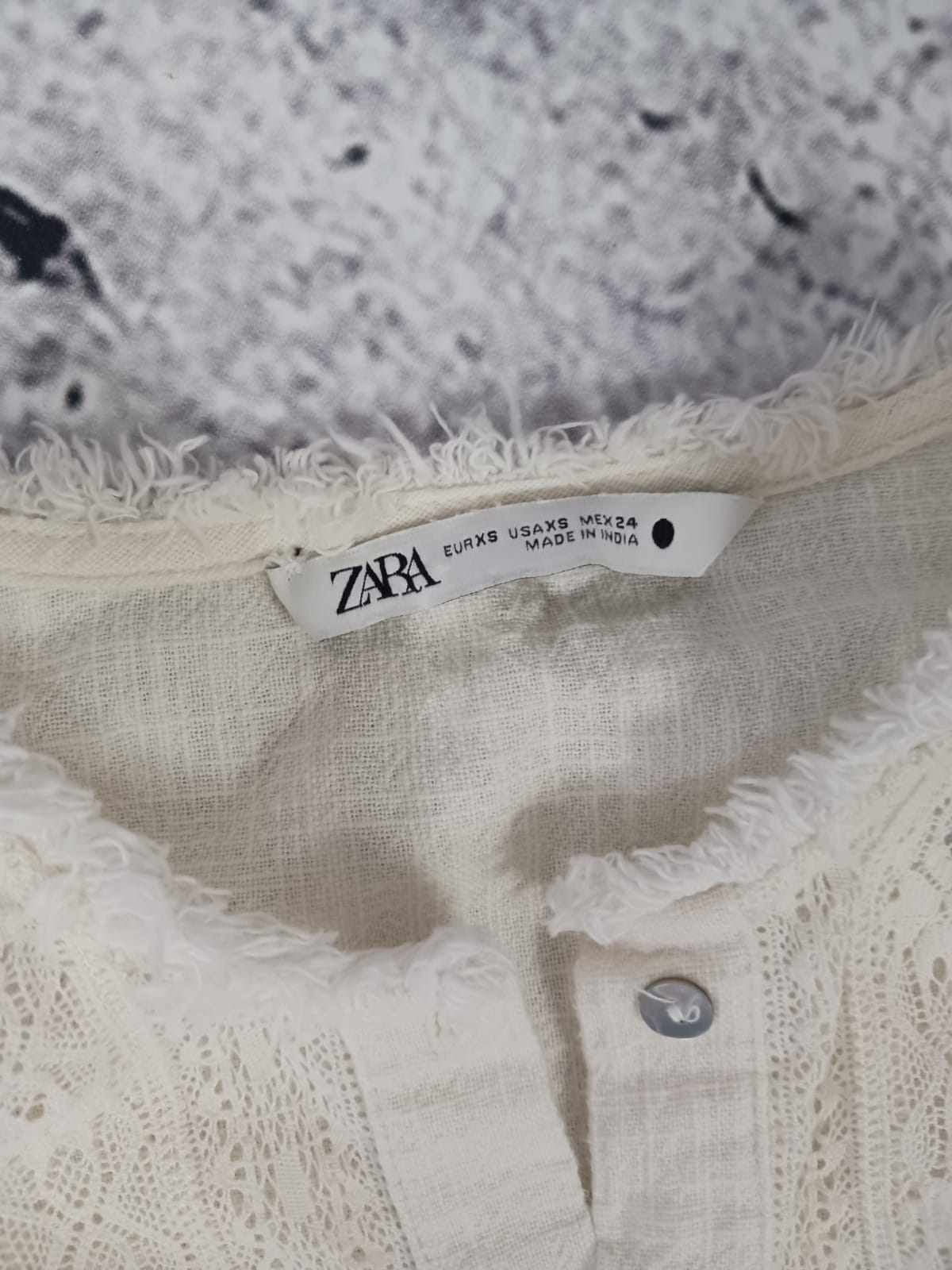 Piękna kremowa bluzka ZARA