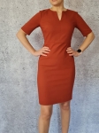 Miedziana sukienka InWear