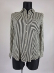 Stylowa damska koszula w paski Reserved Eco Aware w rozmiarze XL, wykonana w 100% z wiskozy, idealna do eleganckich i codziennych stylizacji premium secondhand