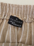 Stylowy komplet damski premium składający się z bawełnianego t-shirtu &amp; Other Stories oraz lnianej spódnicy maxi w paski Jean Pascale
