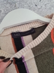 Sweter w Paski z dodatkiem lnu