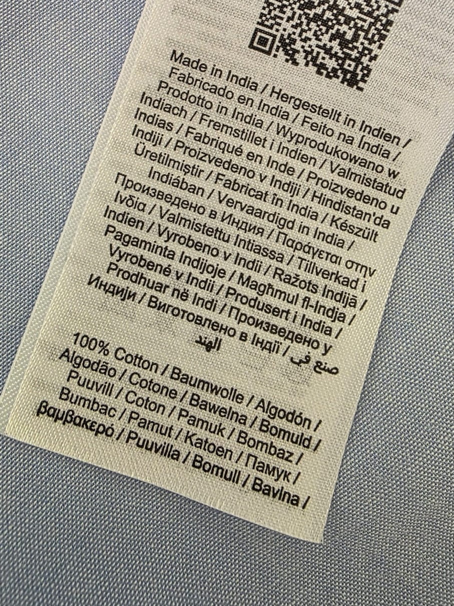 Damski komplet boho błękitna bluzka z haftem ONLY oraz beżowe lniane spodnie b.young premium second hand