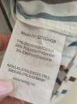Stylowy komplet damski ze szarym darmowym kardiganem Made in Italy, pasiastą koszulą Clarina oraz wygodnymi spodniami Jake’s na gumce