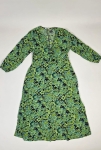 Sukienka maxi w zielone kwiaty RESERVED