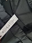 Kurtka typu bomber z unikalnym printem 'SOLAR', czarny dzianinowy golf 'H&amp;M' oraz spodnie 'Intimissimi'
