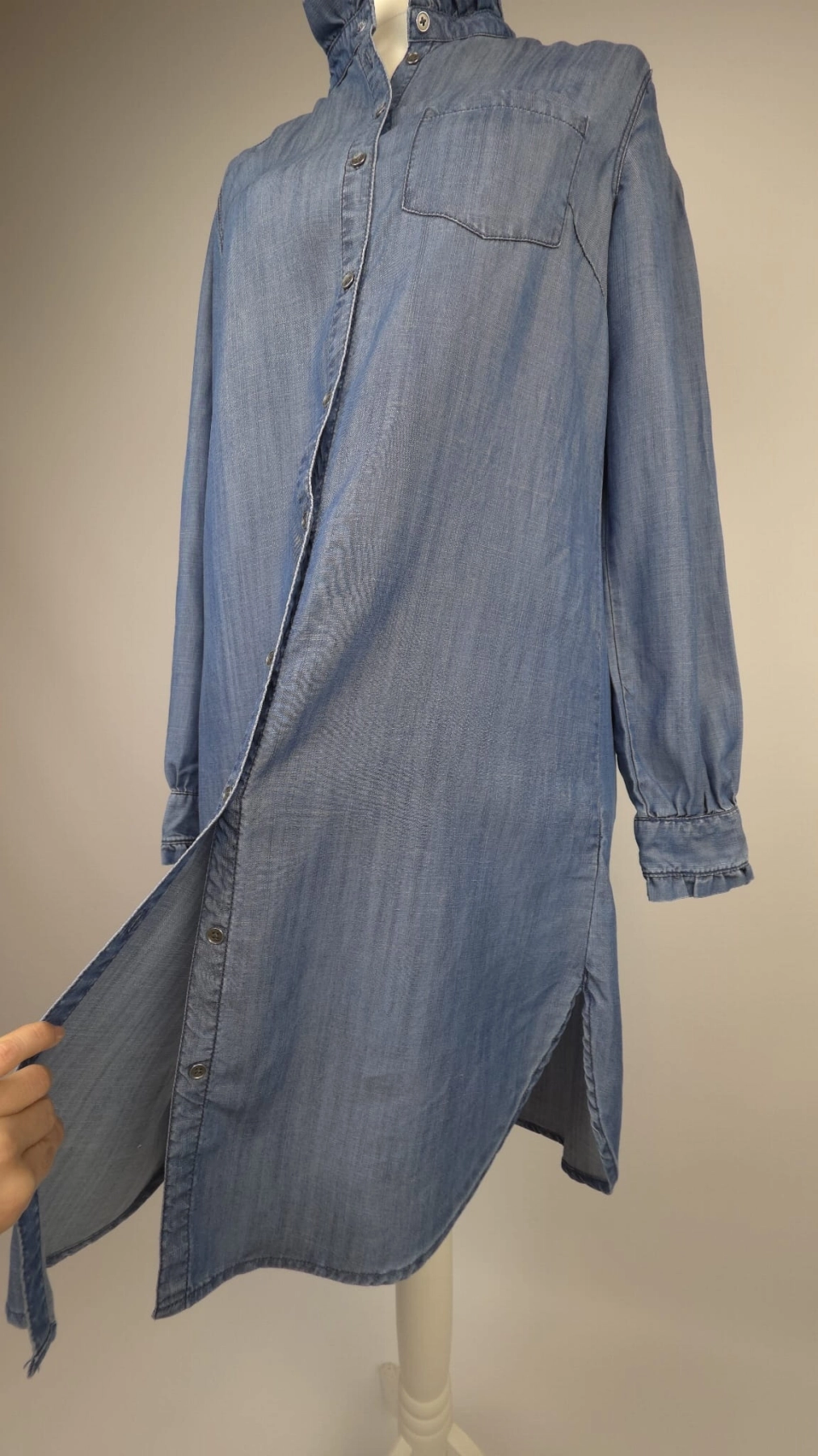 Sukienka o strukturze cienkiego denimu LINDEX