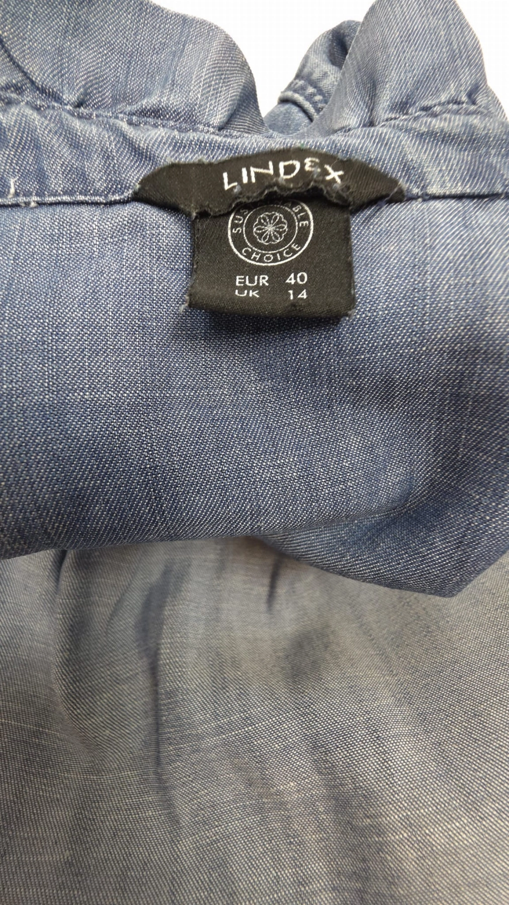 Sukienka o strukturze cienkiego denimu LINDEX