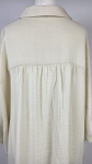 Lejąca Tunika Oversize w Kolorze Ivory