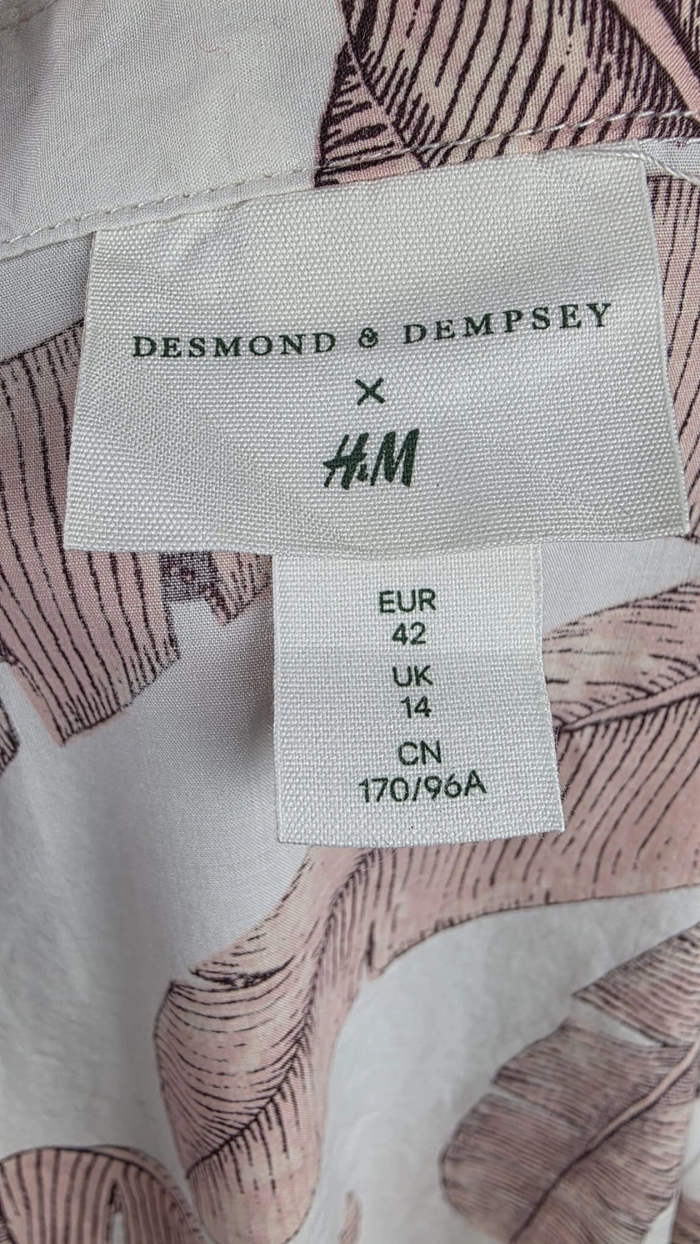 Wzorzysta sukienka koszulowa H&amp;M