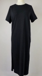 Czarna Maxi T-shirt Dress