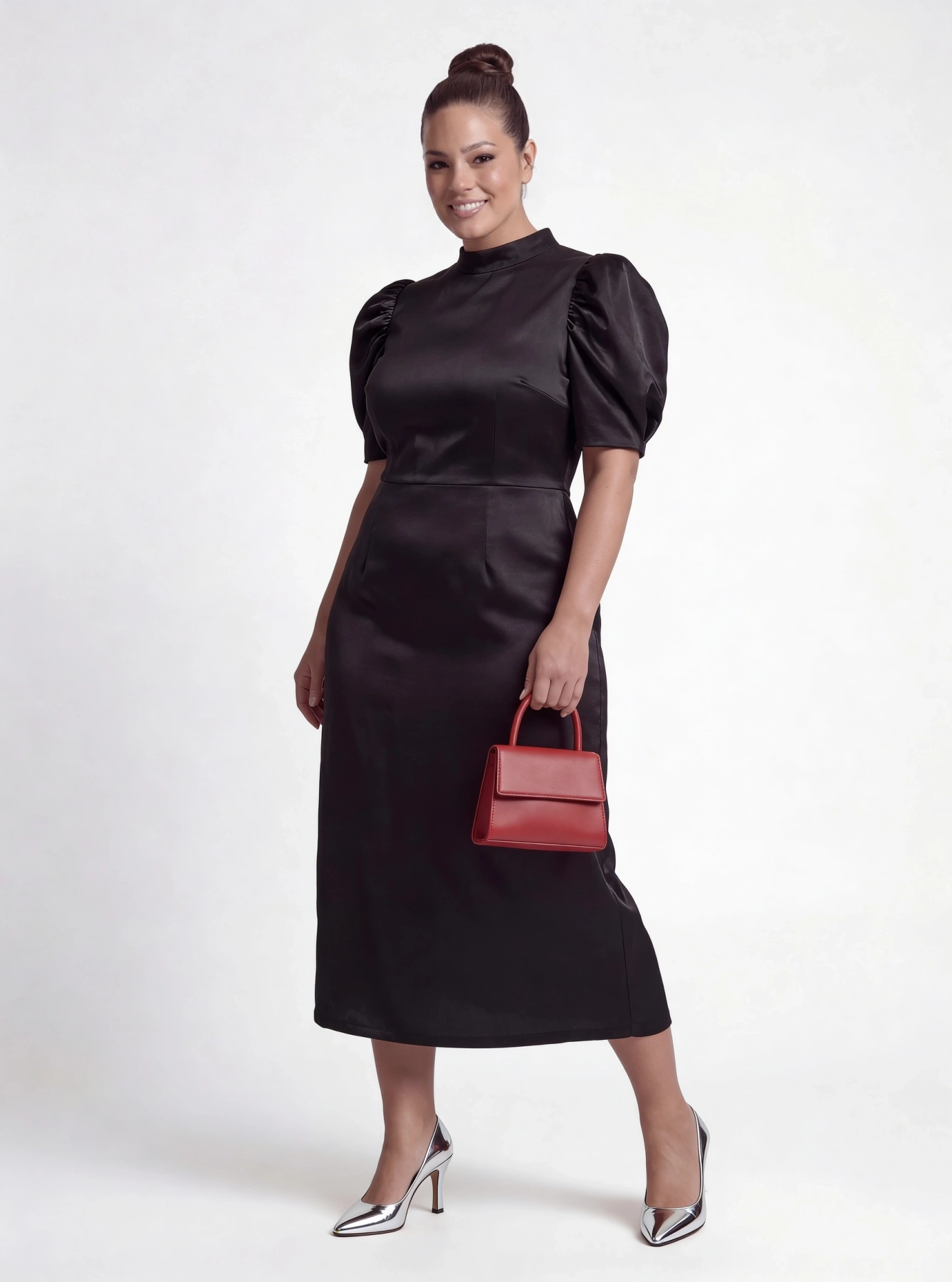 Czarna elegancka sukienka H&amp;M